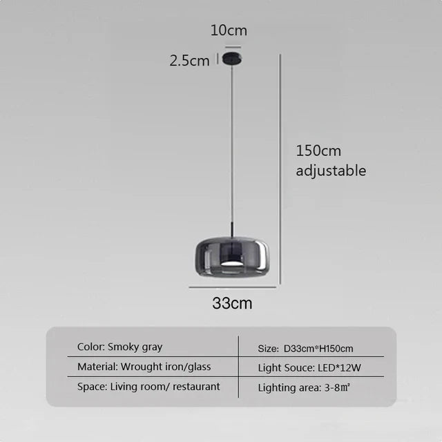 ClearAura - Minimalistische Glaslamp