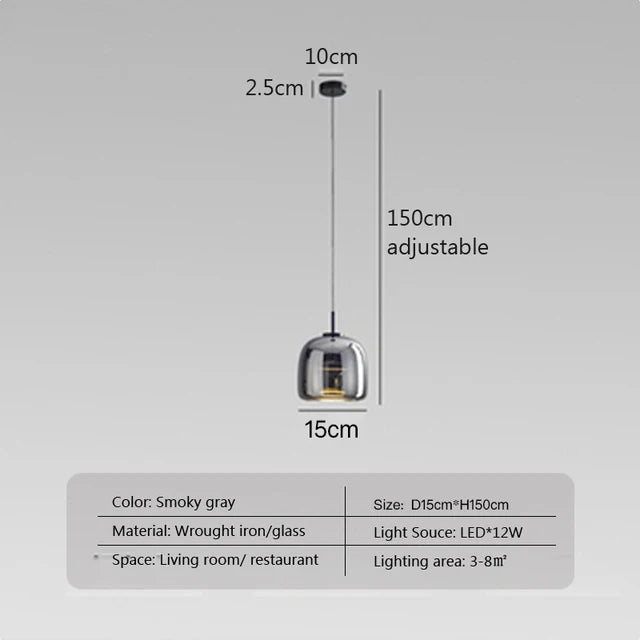 ClearAura - Minimalistische Glaslamp